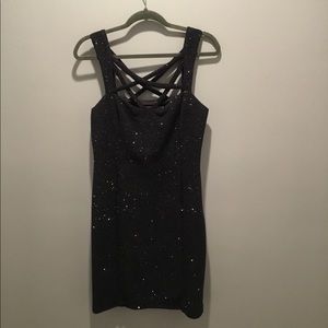 Black sparkly special occasions dress